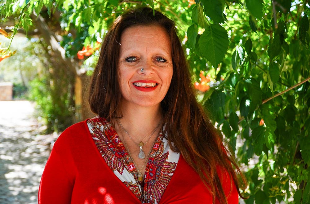 Shanti photo with some trees